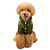 cheap Dog Clothes-Dog Rain Coat Puppy Clothes Quotes &amp; Sayings Waterproof Simple Style Outdoor Dog Clothes Puppy Clothes Dog Outfits Yellow Green Costume for Girl and Boy Dog Polyester S M L XL XXL