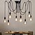 ieftine Design Cluster-8-Light 120CM Stil lumânare Candelabre Metal Pictate finisaje 110-120V 220-240V