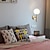 abordables Apliques de pared LED-Lightinthebox mini lámparas de pared de estilo nórdico, apliques de pared para sala de estar, dormitorio, luz de pared de vidrio ip20 220-240v