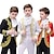 cheap Cosplay &amp; Costumes-Prince Aristocrat Retro Vintage Medieval Coat Pants Outfits Masquerade Kid&#039;s Boys Costume Hat White / Black / Red Vintage Cosplay Long Sleeve Party Queen&#039;s Platinum Jubilee 2022 Elizabeth 70 Years