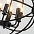abordables Éclairages style bougies-5 lumières 40CM（15.6inch） Designers Lustre Métal Finitions Peintes Globe 110-120V 220-240V