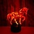 olcso Dísz- és éjszakai világítás-3D ló éjszakai fény 7 szín illúzió változás led asztali lámpa akril lapos abs alap usb töltő lakberendezési játék brit karácsony karácsony gyerek gyerek ajándék