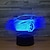 cheap Décor &amp; Night Lights-Racing Car 3D LED Illusion Lamp Night Light 7 Colors Dimmable USB Powered Touch Control for Kids Creative Car Gifts for Boys