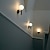זול אורות קיר לדים-lightinthebox מיני סטייל מנורות קיר בסגנון נורדי פמוטים סלון חדר שינה אור קיר זכוכית ip20 220-240v