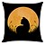 cheap Throw Pillows &amp; Covers-Set of 6 Halloween Party Linen Square Decorative Throw Pillow Cases Sofa Cushion Covers 18x18