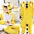billige Kigurumi-pyjamas-Børne Kigurumi-pyjamas enhjørning Kat Tiger Dyr Onesie-pyjamas Flannel Cosplay Til Drenge og piger Halloween Nattøj Med Dyr Tegneserie