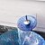 Недорогие Раковины-чаши-Производитель Boweiya одобрил bwy19-146 простой лунный свет туманный синий круглый умывальник из закаленного стекла с водопадом и краном.