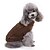 cheap Dog Clothes-Puppy sweater solid color fashion simple style clothing yellow red light green acrylic fiber material