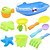 cheap Beach &amp; Sand Toys-Beach Toy Beach Sand Toys Set Water Toys 6 pcs ABS For Kid&#039;s Adults&#039;