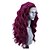 cheap Synthetic Lace Wigs-Synthetic Lace Front Wig Wavy Side Part Lace Front Wig Long Pink Bleach Blonde#613 Green Black / Grey Purple Synthetic Hair 18-26 inch Women&#039;s Adjustable Heat Resistant Party Purple