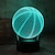 billige Indretnings- og natlamper-3d basketball natlys optisk illusion lampe med 7 farver skiftende smart touch fødselsdag valentinsdag gave til sport fan drenge piger