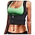 cheap Basic Women&#039;s Tops-Sweat Vest Sweat Shaper Sauna Vest 1 pcs Sports Neoprene Yoga Gym Workout Exercise &amp; Fitness Zipper Compression Stretchy Weight Loss Tummy Fat Burner Abdominal Toning For Abdomen Belly