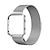 זול צפו להקות עבור Fitbit-1 pcs להקת שעונים חכמה ל פיטביט לֶהָבָה מתכת אל חלד שעון חכם רצועה נושם לולאה בסגנון מילאנו רצועת SmartWatch עם נרתיק תַחֲלִיף צמיד
