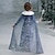preiswerte Kleider-Mädchen&#039; Langarm Einfarbig Halloween 3D-gedruckte Grafik Kleider Aktiv Süß Maxi Kleid kinderkleidung Baby Schlank
