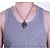 cheap Necklace-Men&#039;s Cubic Zirconia Pendant Necklace Geometrical Wolf Fashion Titanium Steel Silver 60 cm Necklace Jewelry 1pc For Daily Carnival