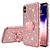 cheap iPhone Cases-Rhinestone Bling Biling Phone Case for iPhone 13 Pro Max 12 11 X XR XS Max 8 7 Soft Silicone TPU Diamond Cover Glitter Finger Magnetic Ring Case