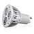 abordables Focos LED-10 piezas 6 w foco led 400 lm gu10 e26 / e27 3 cuentas led led de alta potencia decorativo blanco cálido blanco frío 85-265 v