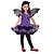 cheap Dresses-Kids Girls&#039; Active Geometric Halloween Print Short Sleeve Above Knee Dress Purple
