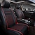 cheap Car Seat Covers-1PC PU Leather Breathable Non-slip Car Seat Covers Cushion Accessories Single seat cover without headrest and lumbarrest for Universal