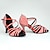 cheap Latin Shoes-Women&#039;s Latin Shoes Heel Cuban Heel Satin Rhinestone Sparkling Glitter Crystal / Rhinestone Dark Red / Black / Performance / Practice