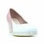 cheap Women&#039;s Heels-Women&#039;s Heels Daily Office &amp; Career Color Block Wedge Heel Pointed Toe Minimalism Sweet Lace PU Loafer Pink