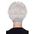 economico parrucca più vecchia-parrucche bianche per le donne parrucca sintetica resistente al calore parrucca diritta taglio di capelli a strati corto bianco crema resistente al calore capelli sintetici inodore bianco normale