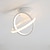 Недорогие Потолочные светильники-Круглый светодиодный потолочный светильник с двумя светильниками Креативный потолочный светильник Перекресток на круговой подсветке Детская комната