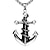 cheap Necklaces &amp; pendants-1pc Pendant Necklace For Men&#039;s Daily Holiday Titanium Steel Geometrical Anchor