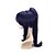 Χαμηλού Κόστους Περούκες μεταμφιέσεων-Συνθετικές Περούκες Περούκες Στολών Ίσιο Τέλειες αφέλειες Με αλογοουρά Περούκα Μακρύ Μαύρο / Μπλε Συνθετικά μαλλιά 24inch Γυναικεία Στολές Ηρώων Δημιουργικό Ανθεκτικό στη Ζέστη Μπλε