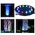 abordables Iluminación y campanas para acuario-Iluminación impermeable para acuario, luz LED sumergible con burbujas de aire, decoración colorida para acuario, lámpara burbujeante para pecera