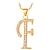 preiswerte Halsketten &amp; Anhänger-Anhänger Halskette For Herren Kubikzirkonia Geschenk Täglich Kupfer Monogramm Alphabet Form Buchstabe