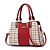 cheap Handbag &amp; Totes-Women&#039;s PU Top Handle Bag Lattice Black / Brown / Red / Fall &amp; Winter