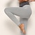 cheap Yoga Leggings &amp; Tights-Women&#039;s High Waist Yoga Pants Tiktok Leggings Scrunch Butt Textured Booty Tights Jacquard Tummy Control Butt Lift Gray White Black Yellow Fitness Gym Workout Running Sports High Elasticity