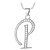 preiswerte Halsketten &amp; Anhänger-Anhänger Halskette For Herren Kubikzirkonia Geschenk Täglich Kupfer Monogramm Alphabet Form Buchstabe
