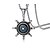 levne Náhrdelníky s přívěšky-Pánské Náhrdelníky s přívěšky Geometrické Kotva Módní Titanová ocel Stříbrná 60 cm Náhrdelníky Šperky 1ks Pro Denní Práce