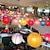 economico Palloncini-Palla di lanterne di carta rotonda cinese multicolore da 10 pezzi per decorazioni di compleanno di lanterne appese per la festa nuziale