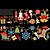 cheap Christmas Stickers-Window Film &amp; Stickers Decoration Patterned / Christmas Holiday / Character PVC(PolyVinyl Chloride) Window Sticker / Door Sticker / Lovely
