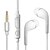 billige Kablede ørepropper-S4 Kablet In-ear Eeadphone Med ledning Stereo Med mikrofon Med volumkontroll InLine Control EARBUD