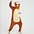 baratos Fantasias de macacão-Adulto Retalhos Fantasia de macacão Fantasia de Carnaval Leão Pijamas Macacão Pijama Kigurumi Para Homens e Mulheres Carnaval desenho animado