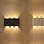cheap Outdoor Wall Lights-3-Light 17cm LED Wall Lights Geometric Design Waterproof Outdoor Wall Lights Modern Minimalist Style Aluminum Living Room Bedroom Corridor Wall Light IP65 85-265V