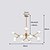 billige Sputnikdesign-90 cm firkantet design lysekrone metal industrielle malede finish moderne nordisk stil 220-240v