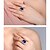 Χαμηλού Κόστους Δαχτυλίδια-Δαχτυλίδι Cubic Zirconia Ασημί Επιμεταλλωμένο με Πλατίνα Στυλάτο 1pc Προσαρμόσιμη / Γυναικεία / Καθημερινά / Κράμα