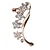cheap Earrings-1pc Ear Cuff Earrings For Women&#039;s Street Gift Daily Chrome Imitation Diamond Classic Flower Shape