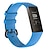 billige Fitbit urbånd-Urrem til Fitbit Charge 4 / Charge 3 / Charge 3 SE Silikone Udskiftning Rem Blød Justerbar Åndbart Sportsrem Armbånd