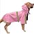 cheap Dog Clothes-Dog Hoodie Rain Coat Solid Colored Waterproof Windproof Outdoor Dog Clothes Puppy Clothes Dog Outfits Blue Pink Silver Costume Large Dog for Girl and Boy Dog Nylon S M L XL XXL 3XL