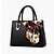 cheap Handbag &amp; Totes-Women&#039;s Sashes / Ribbons PU Top Handle Bag Solid Color Black / Brown / Wine