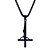 levne Křížky a růžence-Men&#039;s Pendant Necklace Cross Ladies Fashion Hip-Hop 18K Gold Plated Titanium Steel Rose Gold White Blue Gold Silver Inverted Cross Necklace Jewelry For Party Street Holiday Daily Wear