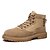 cheap Men&#039;s Boots-Men&#039;s Combat Boots Fall Casual Daily Boots PU Non-slipping Mid-Calf Boots Black / Khaki / Beige