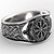 cheap Rings-Men Band Ring Geometrical Silver Silver-Plated Flower Vintage 1pc 7 8 9 10 11 / Men&#039;s