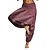 olcso Jóga nadrágok és blúzok-női hárem nadrág smocked derék jóga stílus magas derekú gyorsszárítás fitness edzőterem edzés tánc virágok bohém hippi bohó lila sötétvörös kávé téli sport aktív ruházat magas rugalmasságú bő